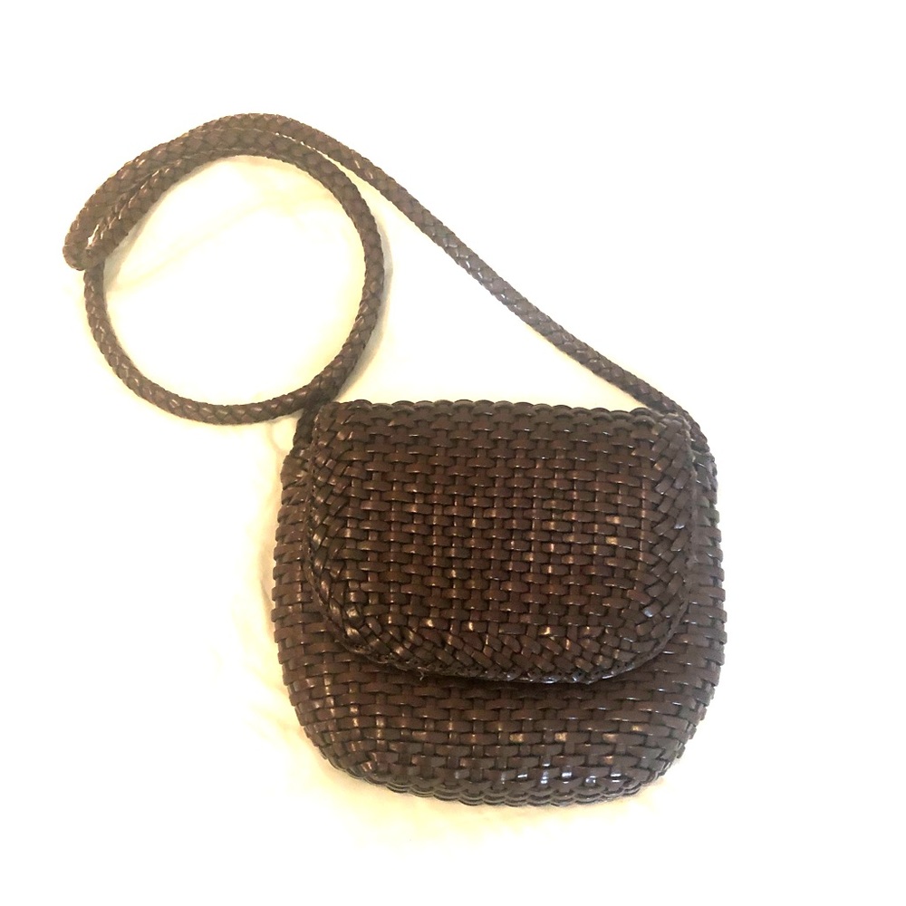Eddie Bauer Brown Leather Mini Bag